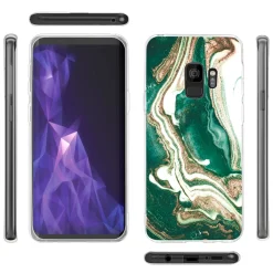 Samsung Galaxy S9 Plus - Marmor & Sand Design Hülle