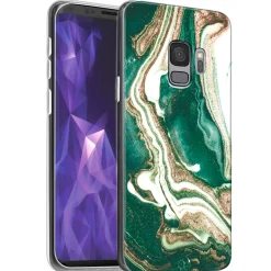 Samsung Galaxy S9 Plus - Marmor & Sand Design Hülle