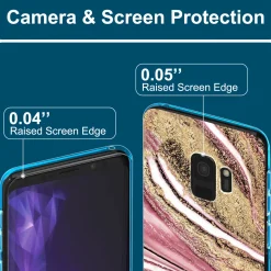 Samsung Galaxy S9 Plus - Marmor & Sand Design Hülle