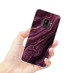 Samsung Galaxy S9 Plus - Marmor & Sand Design Hülle