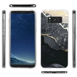 Samsung Galaxy S8 Plus - Marmor & Sand Design Hülle