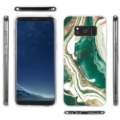 Samsung Galaxy S8 Plus - Marmor & Sand Design Hülle