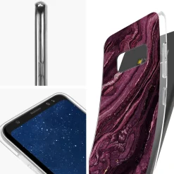 Samsung Galaxy S8 Plus - Marmor & Sand Design Hülle