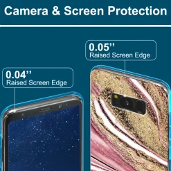 Samsung Galaxy S8 Plus - Marmor & Sand Design Hülle