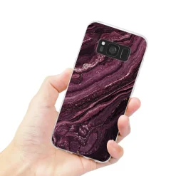 Samsung Galaxy S8 Plus - Marmor & Sand Design Hülle