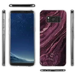Samsung Galaxy S8 Plus - Marmor & Sand Design Hülle
