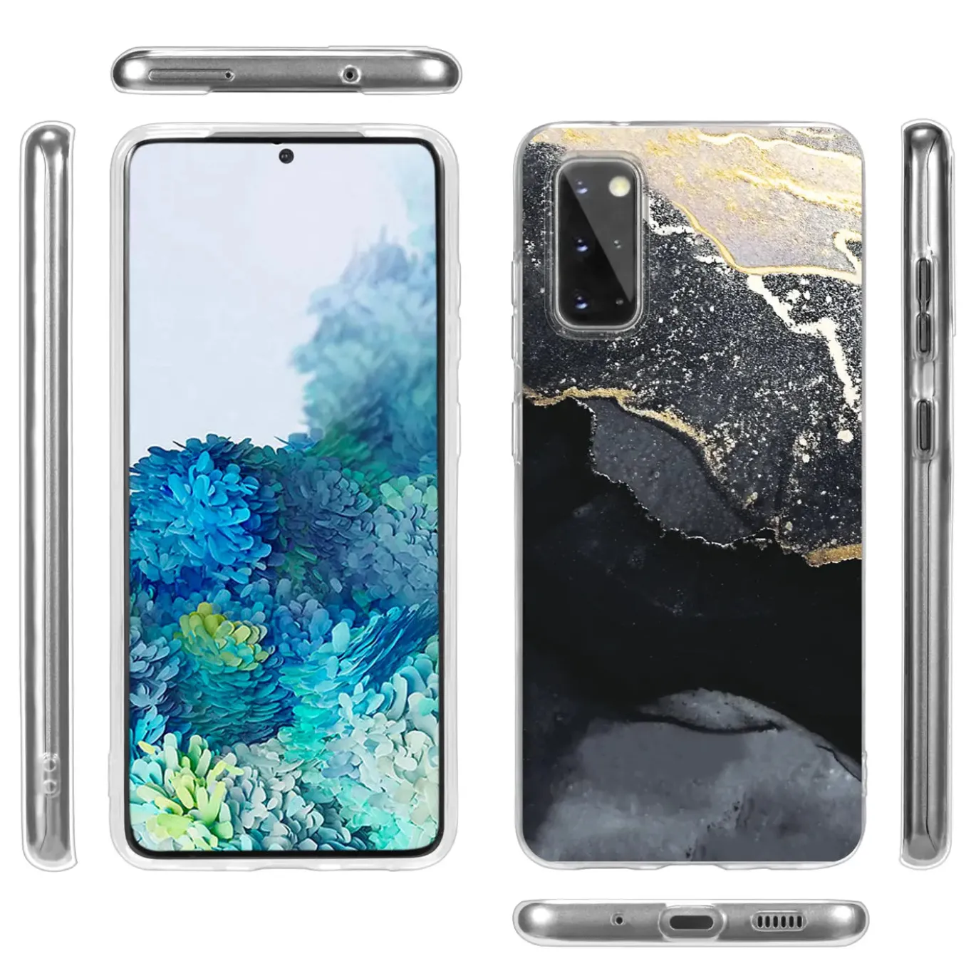 Samsung Galaxy S20 Plus - Marmor & Sand Design Hülle