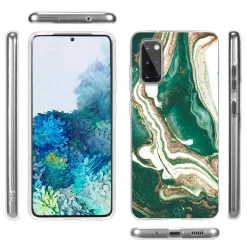 Samsung Galaxy S20 Plus - Marmor & Sand Design Hülle