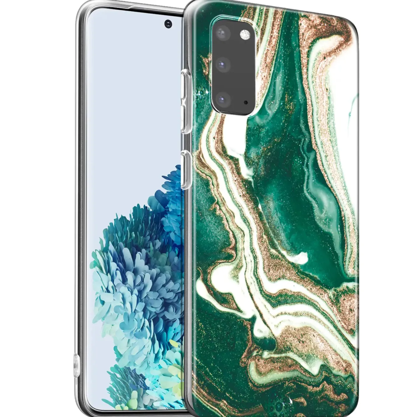 Samsung Galaxy S20 Plus - Marmor & Sand Design Hülle
