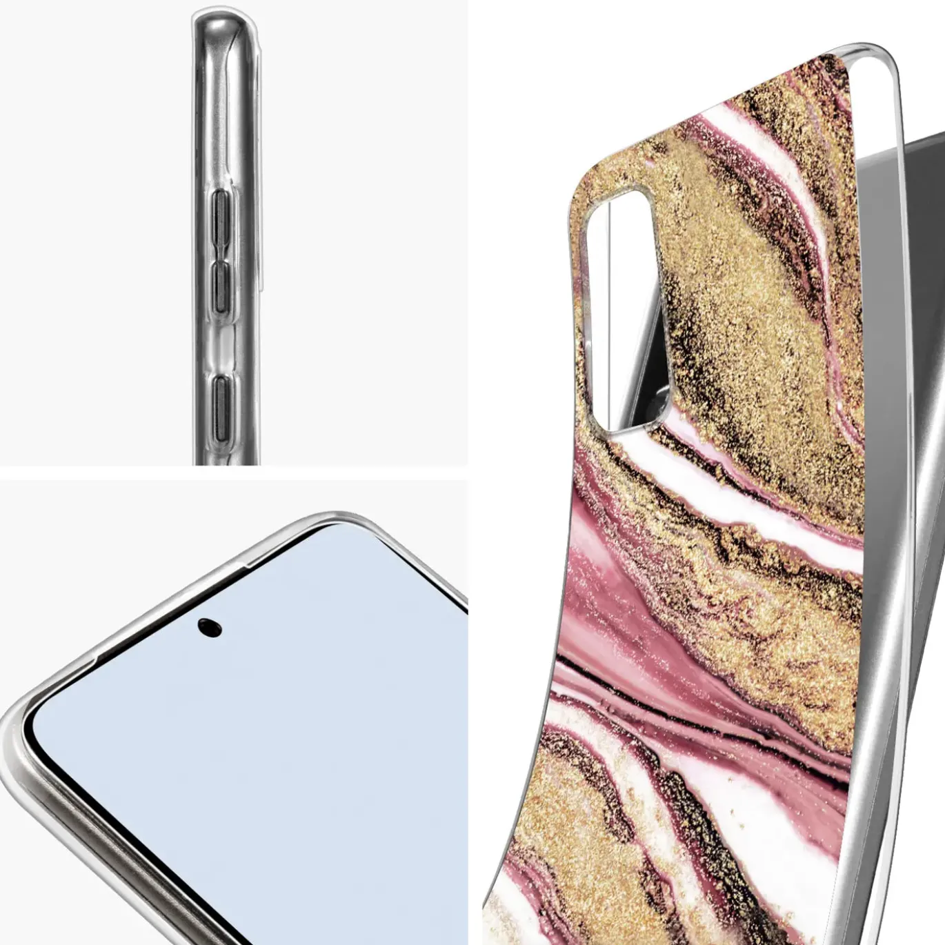 Samsung Galaxy S20 Plus - Marmor & Sand Design Hülle