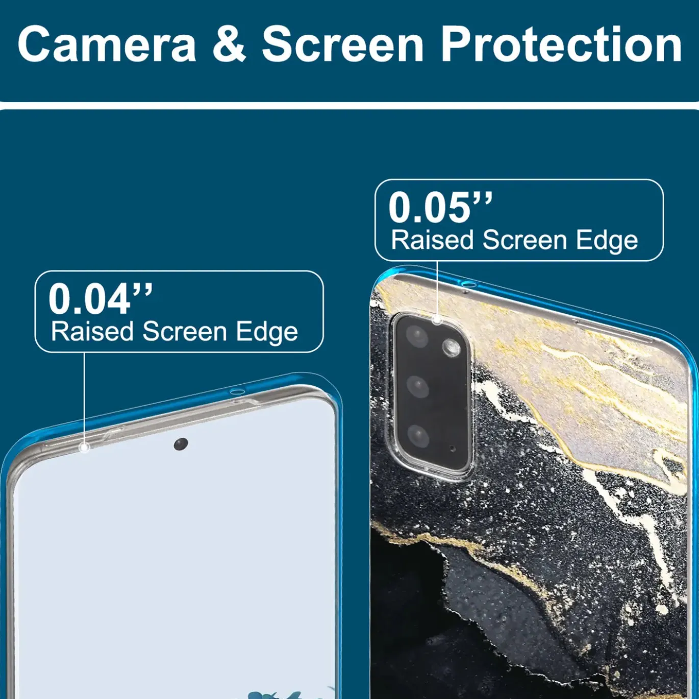 Samsung Galaxy S20 Plus - Marmor & Sand Design Hülle