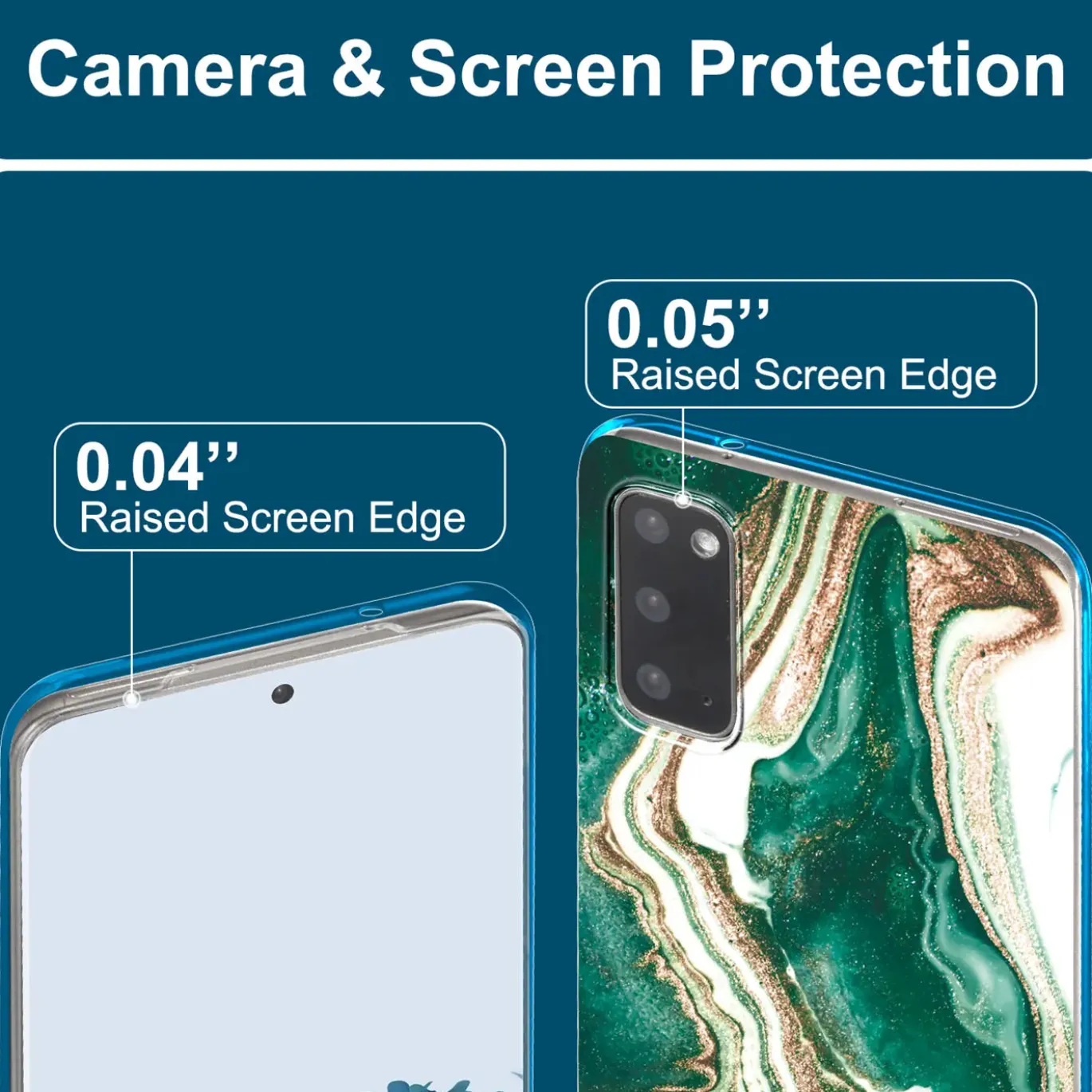 Samsung Galaxy S20 Plus - Marmor & Sand Design Hülle