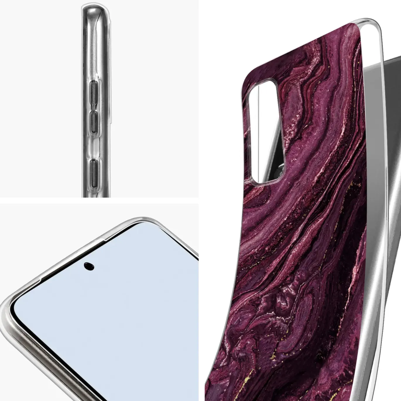 Samsung Galaxy S20 Plus - Marmor & Sand Design Hülle
