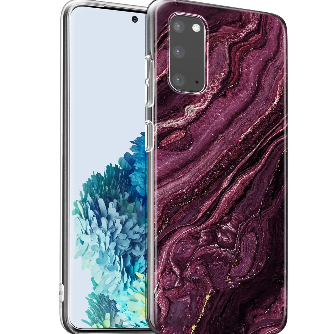 Samsung Galaxy S20 Plus - Marmor & Sand Design Hülle