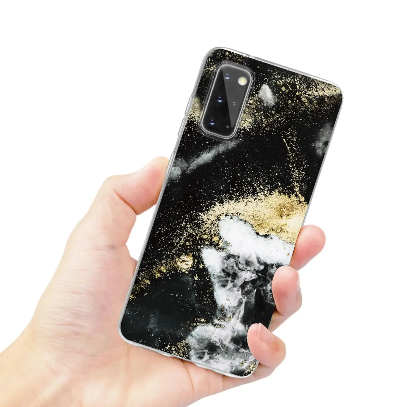 Samsung Galaxy S20 Plus - Marmor & Sand Design Hülle