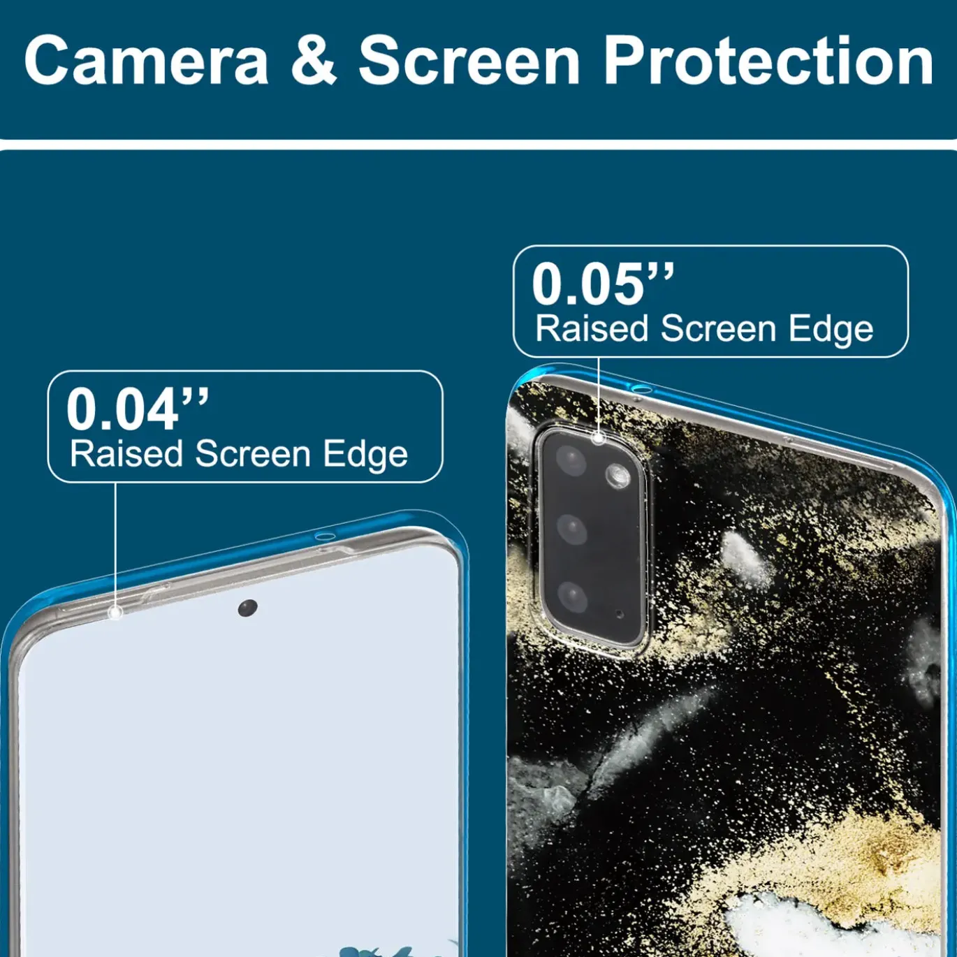 Samsung Galaxy S20 Plus - Marmor & Sand Design Hülle