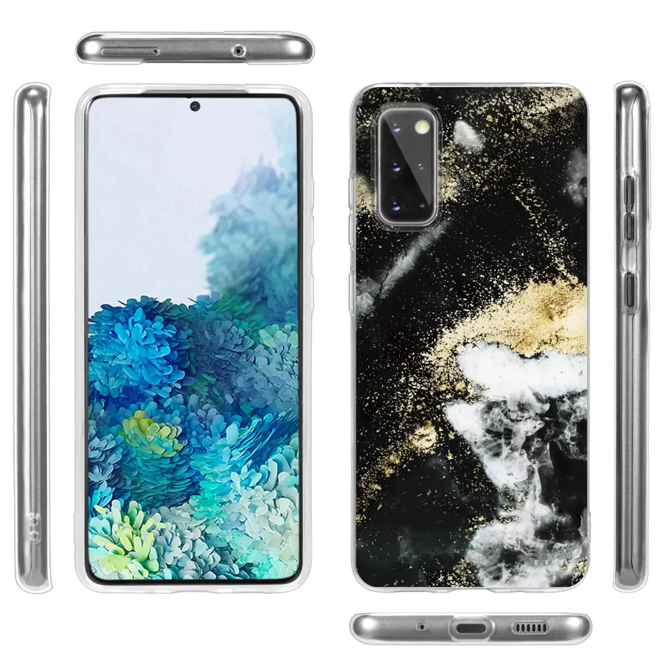 Samsung Galaxy S20 Plus - Marmor & Sand Design Hülle