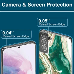 Samsung Galaxy S22 Plus - Marmor & Sand Design Hülle