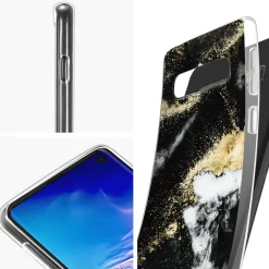Samsung Galaxy S10 Plus - Marmor & Sand Design Hülle