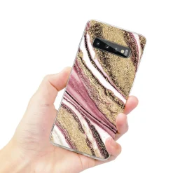 Samsung Galaxy S10 Plus - Marmor & Sand Design Hülle