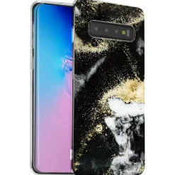 Samsung Galaxy S10 Plus - Marmor & Sand Design Hülle