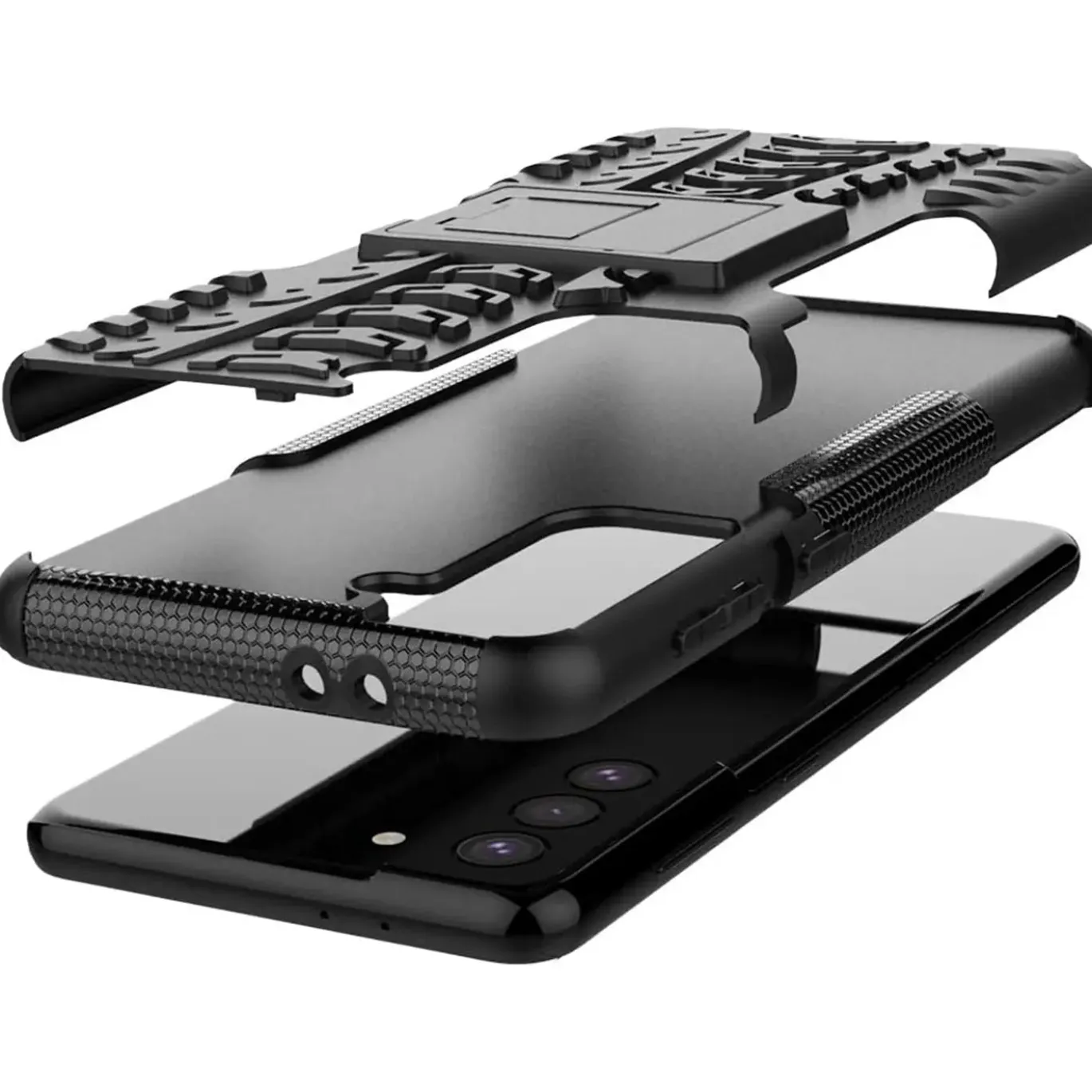 Samsung Galaxy S21 Plus - Outdoor Hülle 2-teiliges Schutzcase