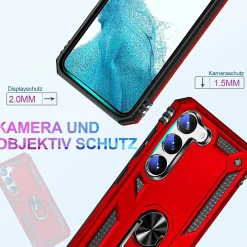 Samsung Galaxy S23 Plus - Outdoor Hardcase mit Ringhalter