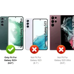 Samsung Galaxy S23 Plus - Outdoor Hardcase mit Ringhalter