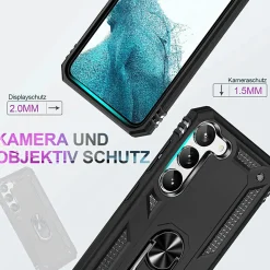 Samsung Galaxy S23 Plus - Outdoor Hardcase mit Ringhalter