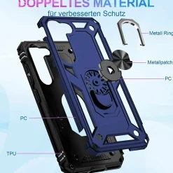 Samsung Galaxy S23 Plus - Outdoor Hardcase mit Ringhalter