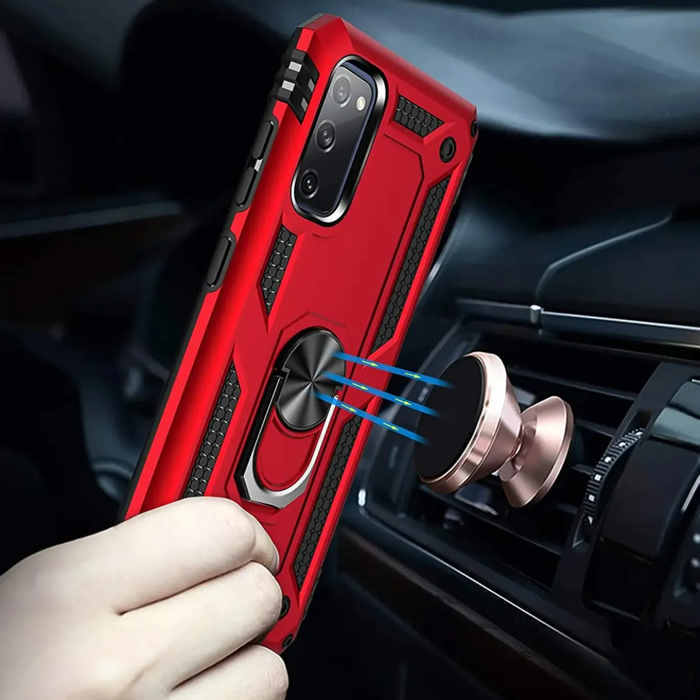 Samsung Galaxy S20 Plus - Outdoor Hardcase mit Ringhalter