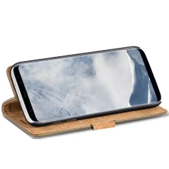 Samsung Galaxy S8 Plus - Retro Klapphülle mit Karten- & Geldfach