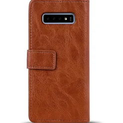 Samsung Galaxy S10 Plus - Retro Klapphülle mit Karten- & Geldfach