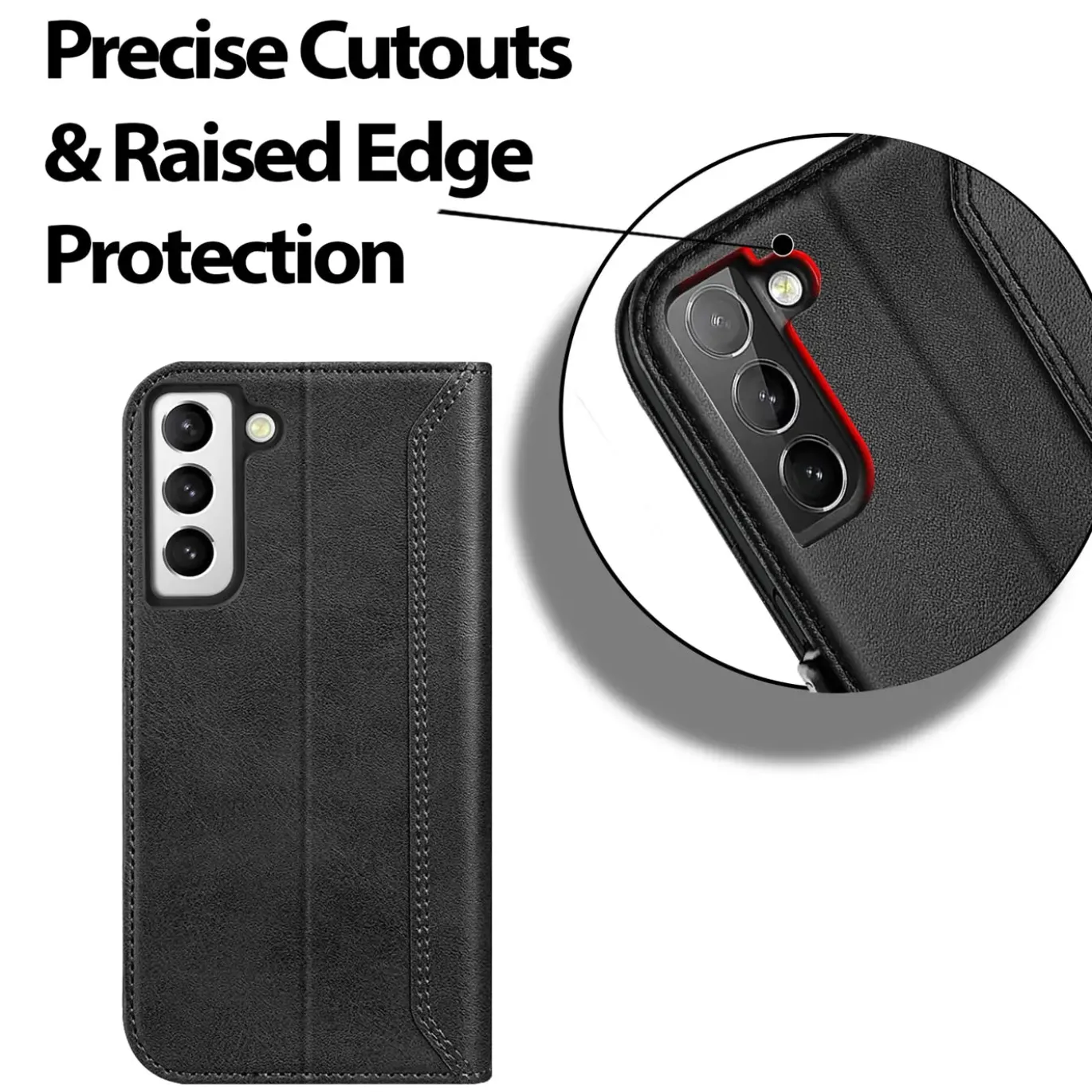 Samsung Galaxy S22 Plus - Robuste Klapphülle mit RFID Block