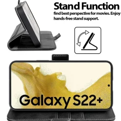Samsung Galaxy S22 Plus - Robuste Klapphülle mit RFID Block