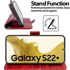 Samsung Galaxy S22 Plus - Robuste Klapphülle mit RFID Block