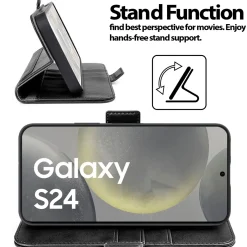 Samsung Galaxy S24 Plus - Robuste Klapphülle mit RFID Block