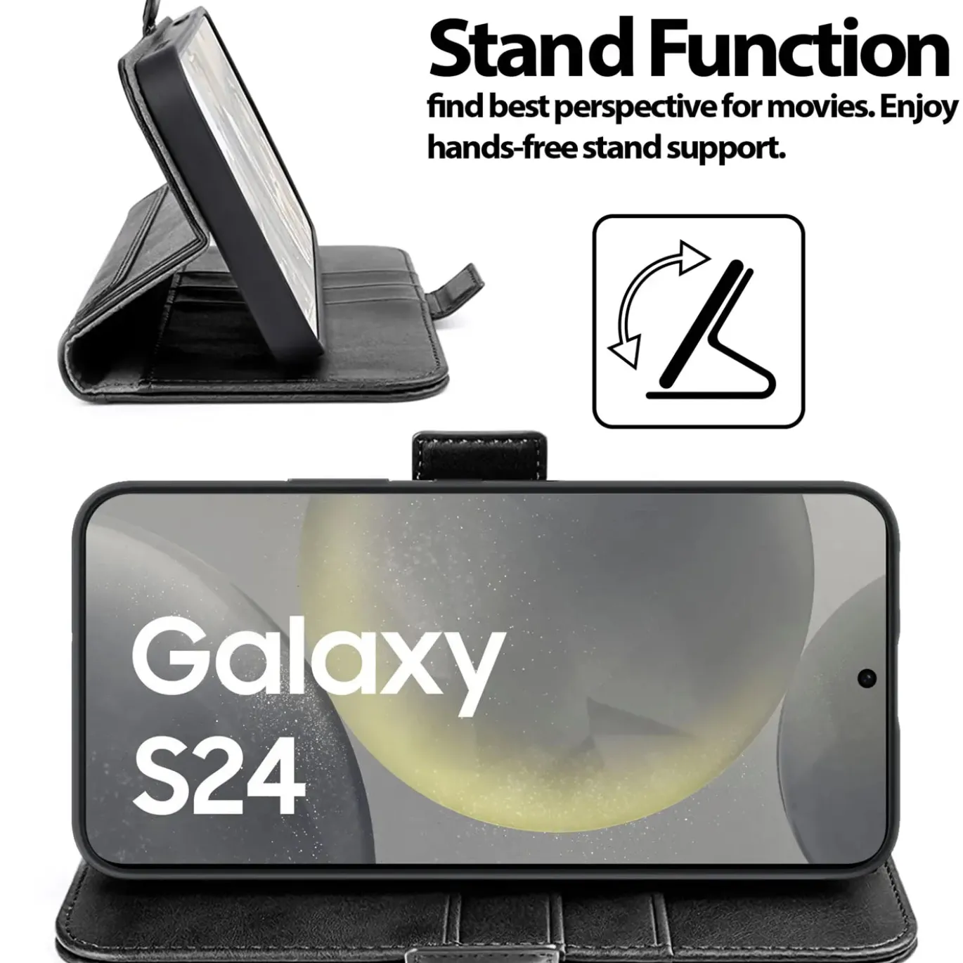Samsung Galaxy S24 Plus - Robuste Klapphülle mit RFID Block