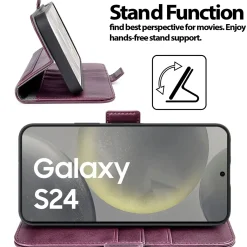 Samsung Galaxy S24 Plus - Robuste Klapphülle mit RFID Block