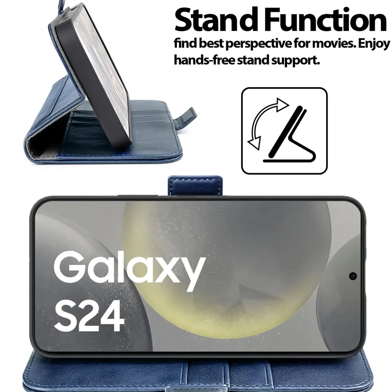 Samsung Galaxy S24 Plus - Robuste Klapphülle mit RFID Block