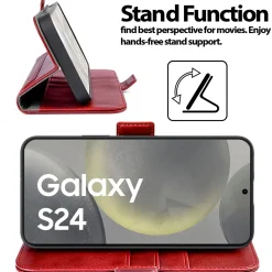 Samsung Galaxy S24 Plus - Robuste Klapphülle mit RFID Block