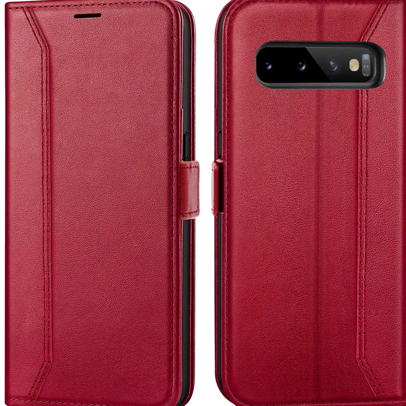 Samsung Galaxy S10 Plus - Robuste Klapphülle mit RFID Block
