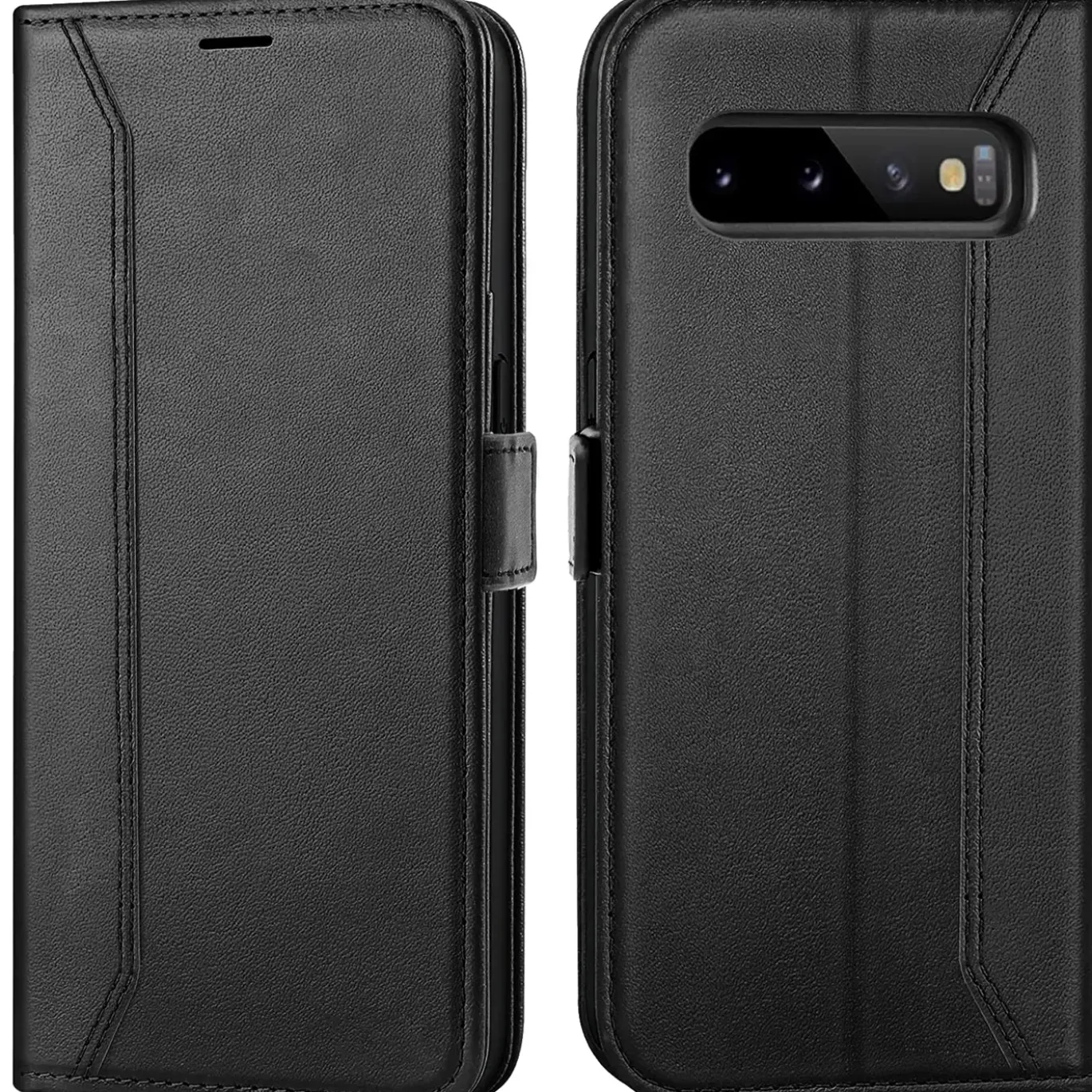 Samsung Galaxy S10 Plus - Robuste Klapphülle mit RFID Block