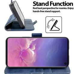Samsung Galaxy S10 Plus - Robuste Klapphülle mit RFID Block