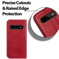 Samsung Galaxy S10 Plus - Robuste Klapphülle mit RFID Block