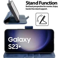 Samsung Galaxy S23 Plus - Robuste Klapphülle mit RFID Block