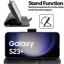 Samsung Galaxy S23 Plus - Robuste Klapphülle mit RFID Block