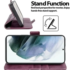 Samsung Galaxy S21 Plus - Robuste Klapphülle mit RFID Block