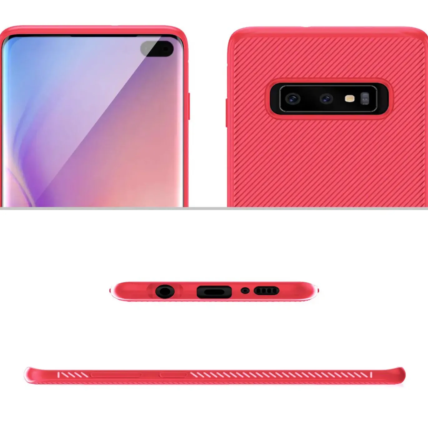 Samsung Galaxy S10 Plus - Schlichte Handyhülle Schutz - Schlankes Design