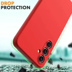 Samsung Galaxy S24 Plus - Silikon Case mit Mikrofaser-Innenseite